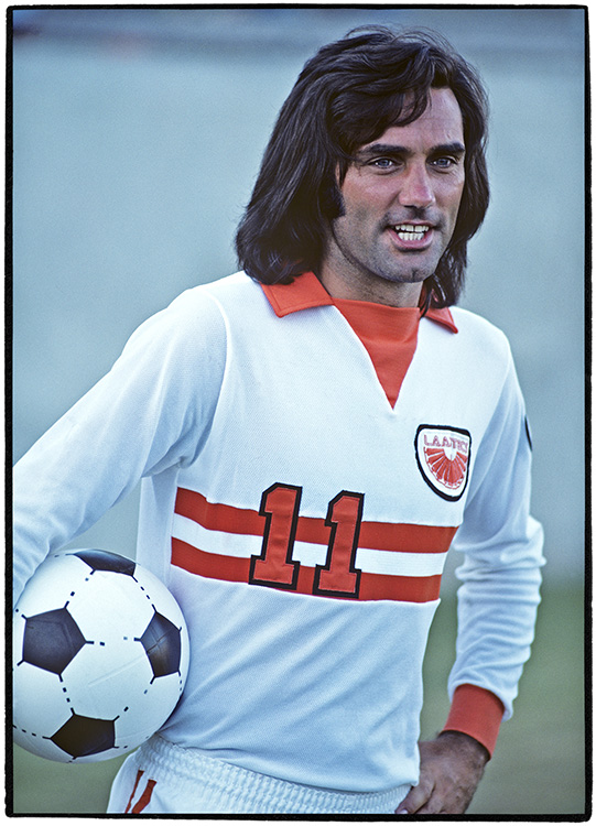 George Best  Playing for LA Aztecs in 1978