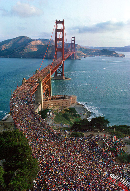 BW_GG001 Golden Gate Bridge Anniversary Iconic Images