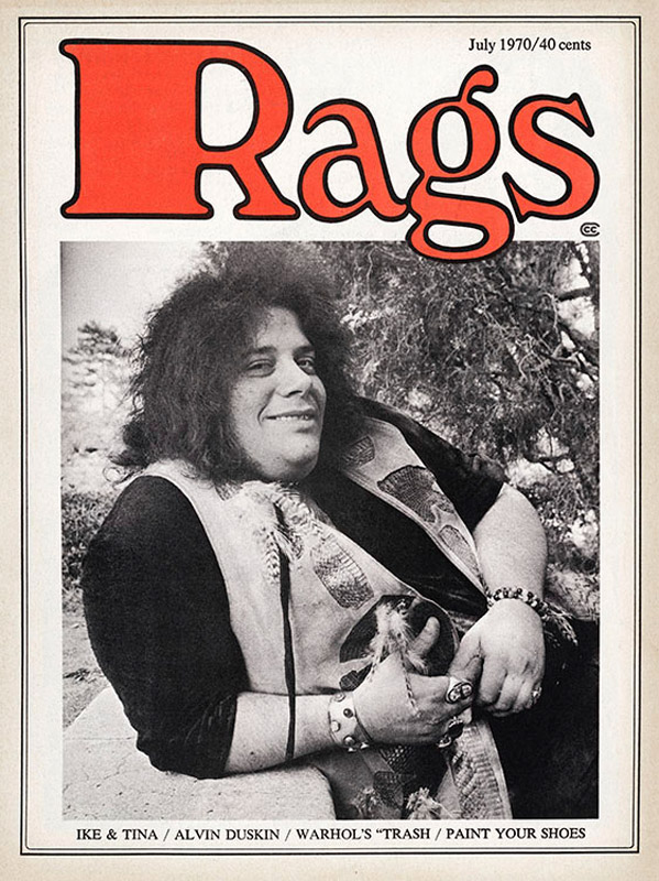 Bwrags02 Rags Magazine Cover Iconic Images