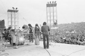 Carlos Santana and band on Stage