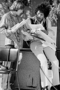 Jimi Hendrix and Rodney Bingenheimer