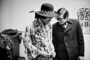 Jimi Hendrix and Michael Goldstein