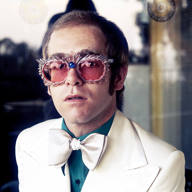 Elton In Lounge Outfit