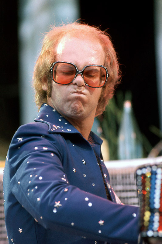 Elton John, Sasson Presents, 1983 Geffen PRO-A-2176, Single
