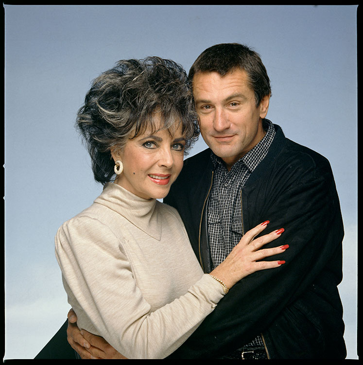 Elizabeth Taylor and Robert De Niro