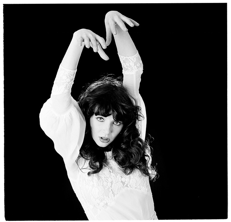 English singer-songwriter, musician and dancer Kate Bush, photographed in L...