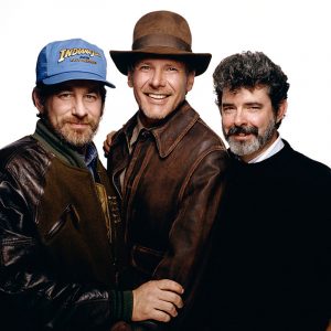 George Lucas, Harrison Ford and Steven Spielberg
