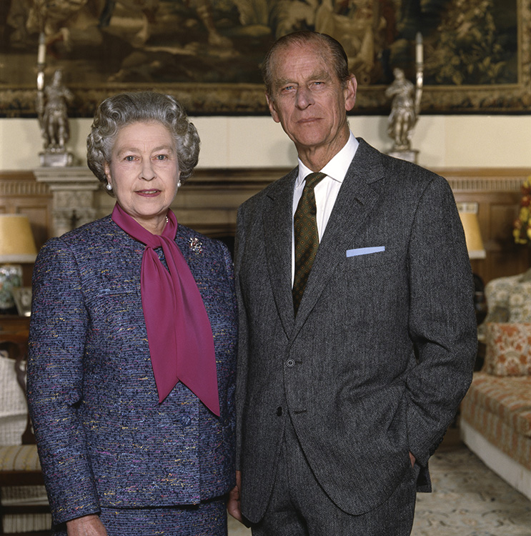 HM Queen Elizabeth II and HRH Prince Philip