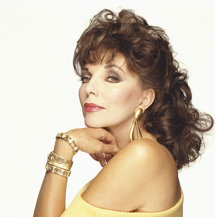 Jc003 Joan Collins Iconic Images