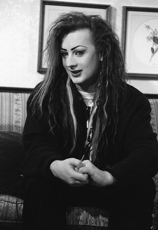 Custom art doll Boy George from Culture Club Live version