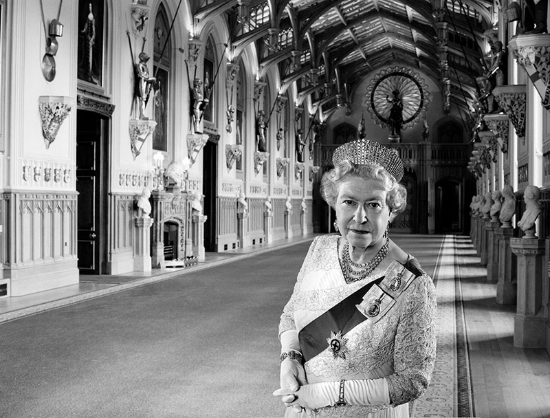 Queen Elizabeth II Boîte à Bijoux John Swannell Windsor Collection 