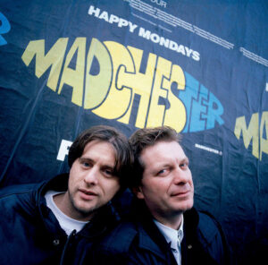 Shaun Ryder and Tony Wilson