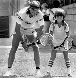 Bjorn Borg and Andre Agassi