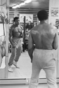Muhammad Ali at the training camp