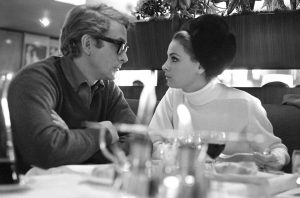 Michael Caine and Anjanette Comer