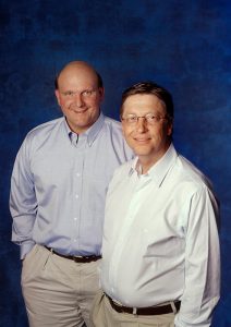 Steve Balmer & Bill Gates