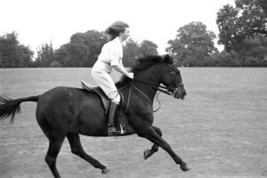 Princess Anne Arriving In Her Own Way