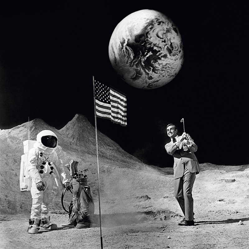 Bond on the moon