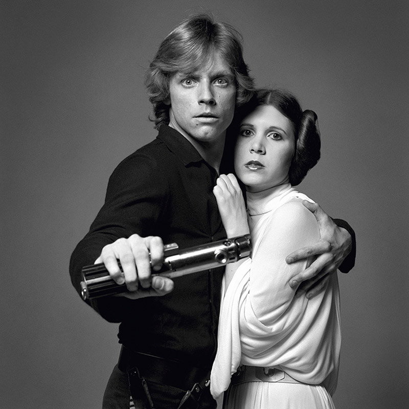 SW001 : Luke And Leia - Iconic Images