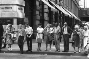 Chicago street life, 1950s