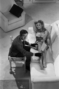 Ursula Andress and Peter Sellers