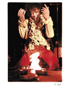 jimi hendrix guitar on fire rolling stones